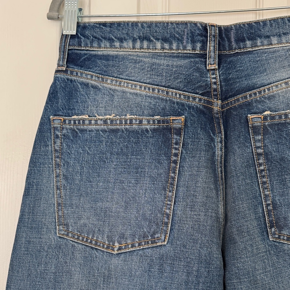 Free People - We The Free Dark Blue Wide-leg Denim NWOT - Picture 4 of 11